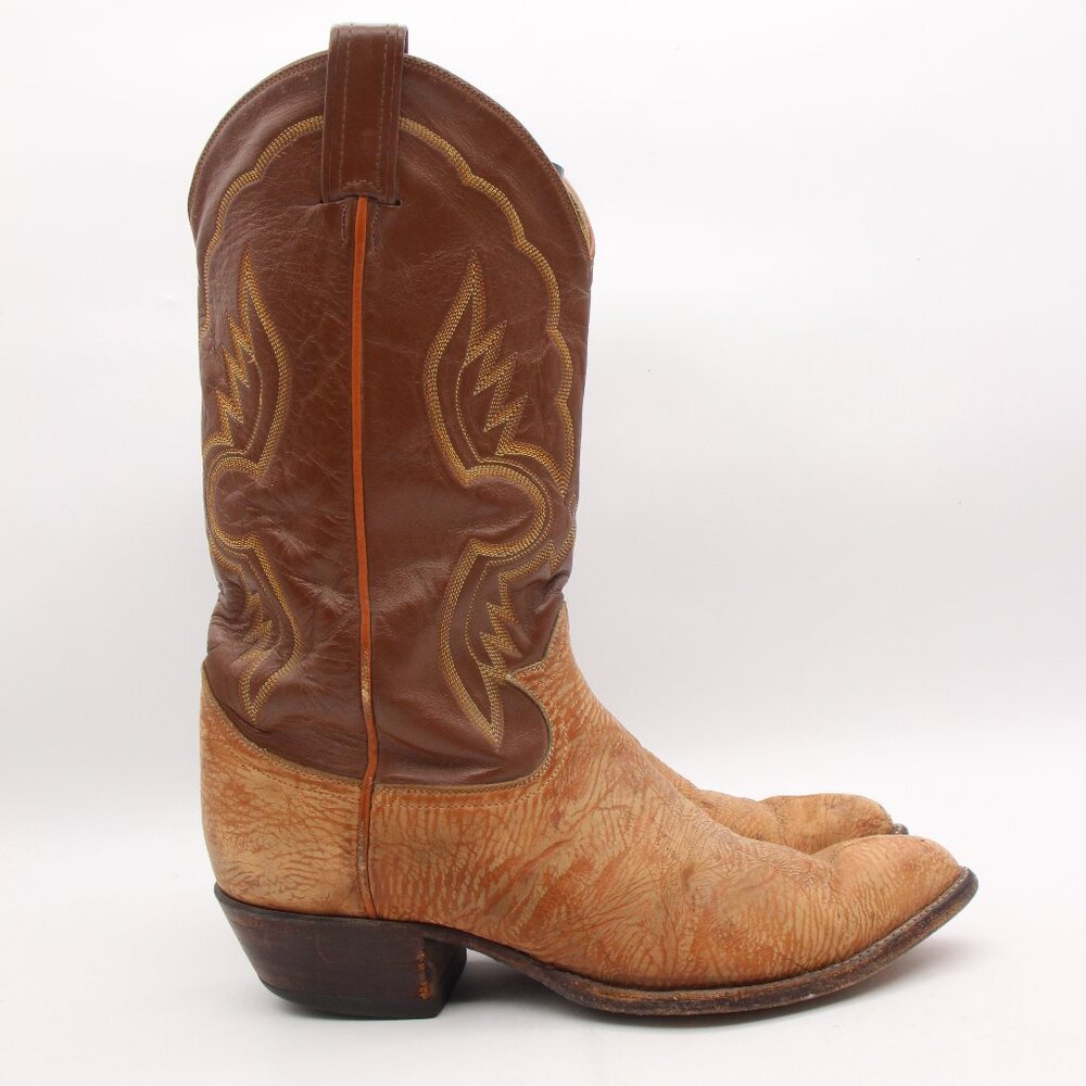 Tony Lama Two-Tone Brown Western Boots
